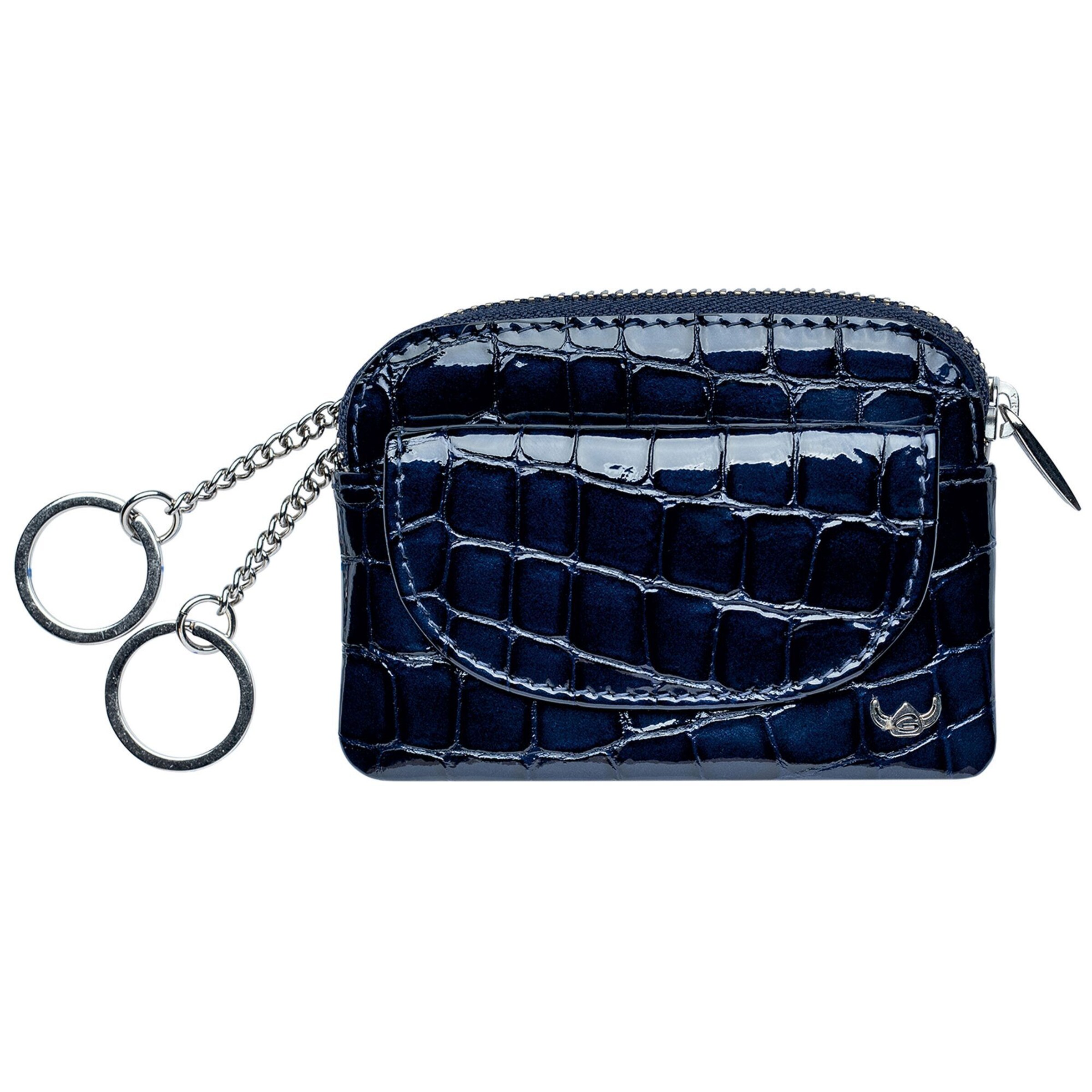 GOLDEN HEAD Etui 'Cayenne' in Blauw: voorkant