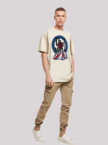 T-Shirt 'The Who Flag Blanket' F4NT4STIC en beige