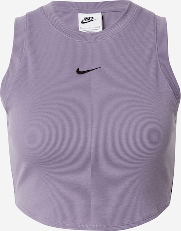 Nike Sportswear Top 'ESSENTIAL' in Purple: front