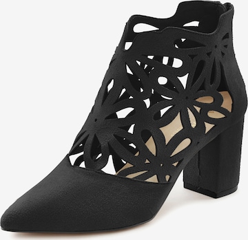 Bottines LASCANA en noir : devant