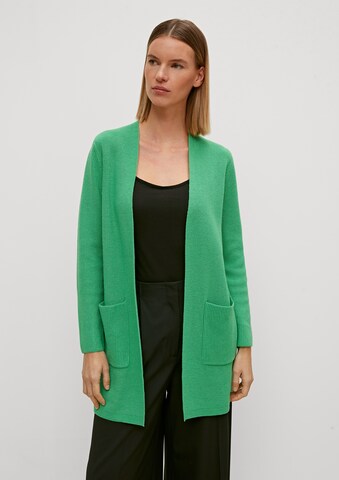 COMMA Knit Cardigan in Green: front