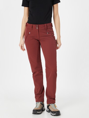 VAUDE Regular Outdoor Pants 'Skomer' in Red: front