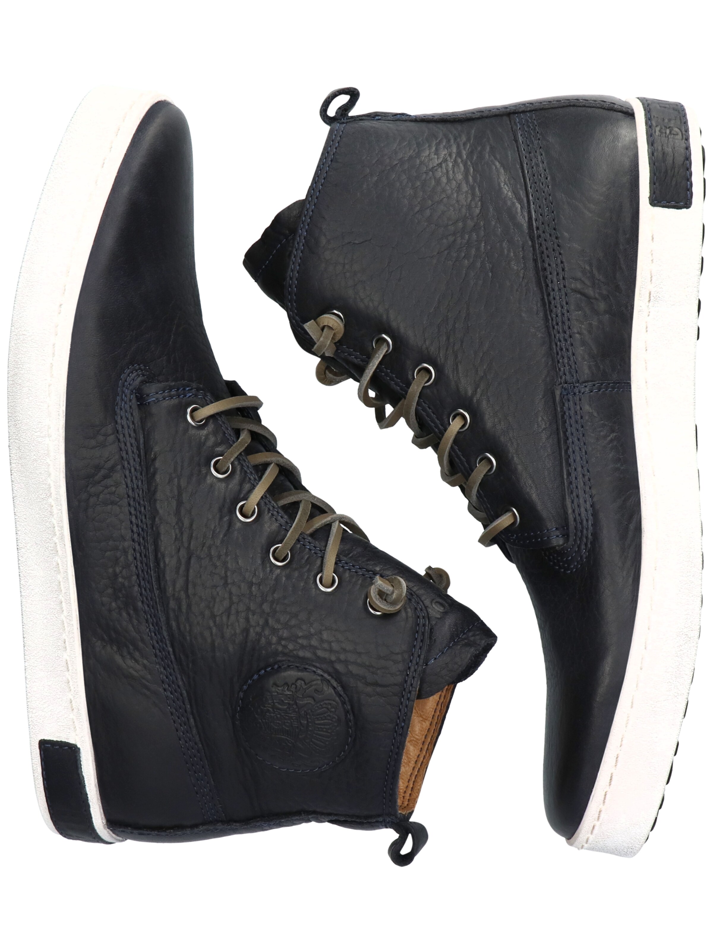 BLACKSTONE Hög sneaker 'Icon Am02' i blå