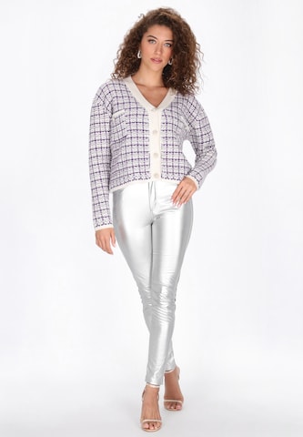 faina Oversized cardigan in Purple