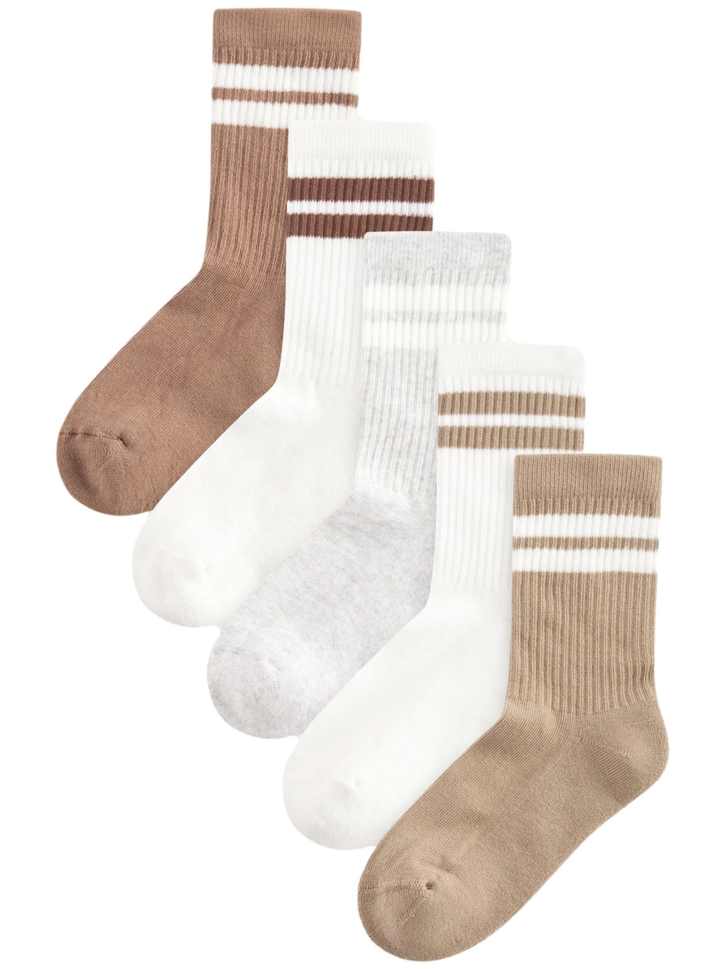 Next Socken in Braun: Vorderseite