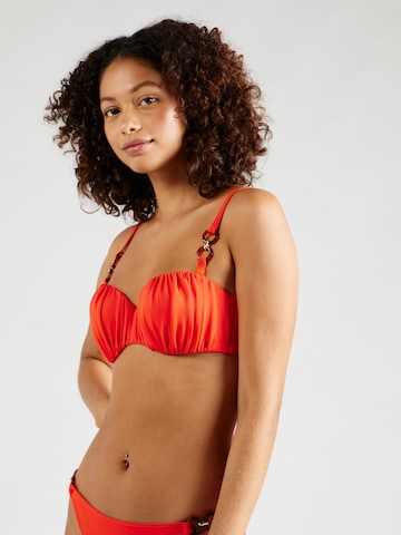 Bandeau Hauts de bikini Dorina en orange : devant