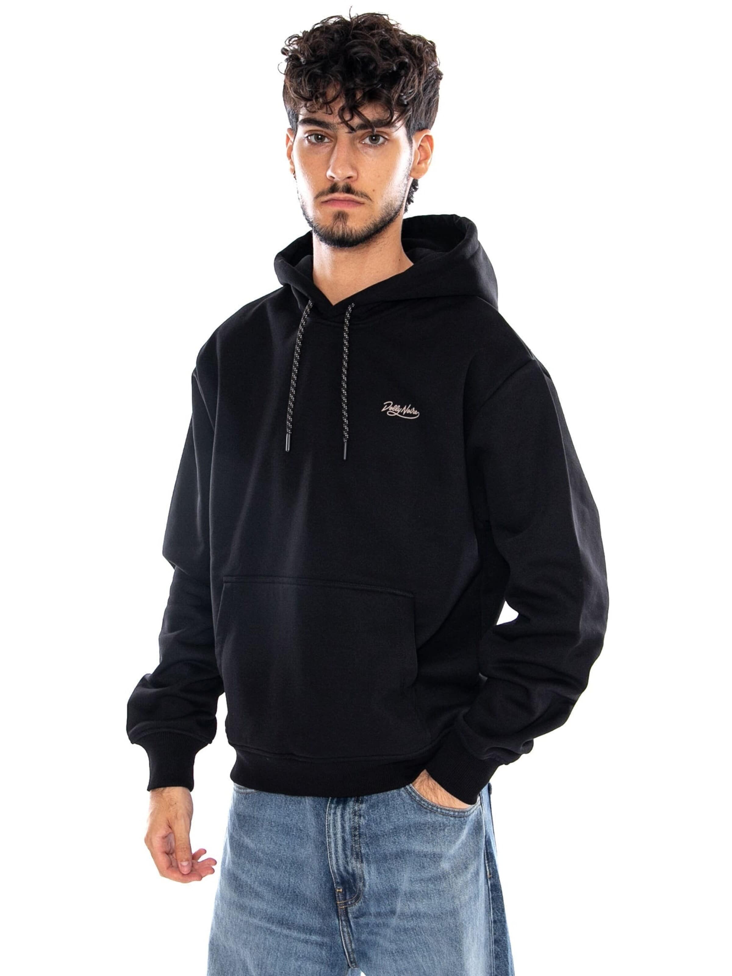 Sweat-shirt 'ASSO DI SPADE' DOLLY NOIRE en noir