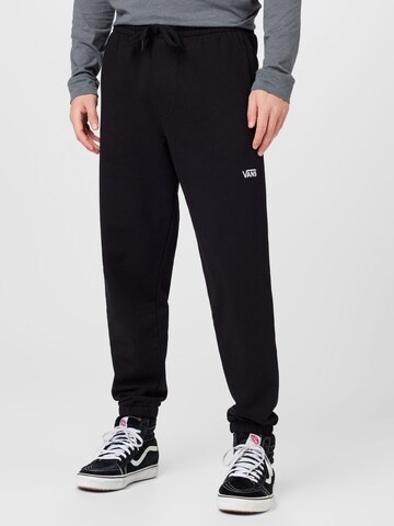 Effilé Pantalon VANS en noir : devant