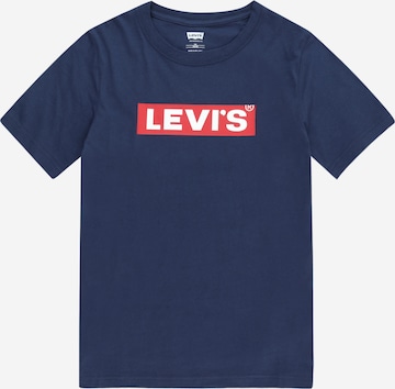 Levi's Kids Shirt in Blauw: voorkant