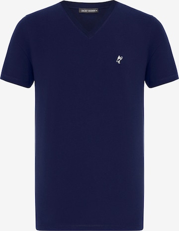 T-Shirt Jacey Quinn en bleu : devant