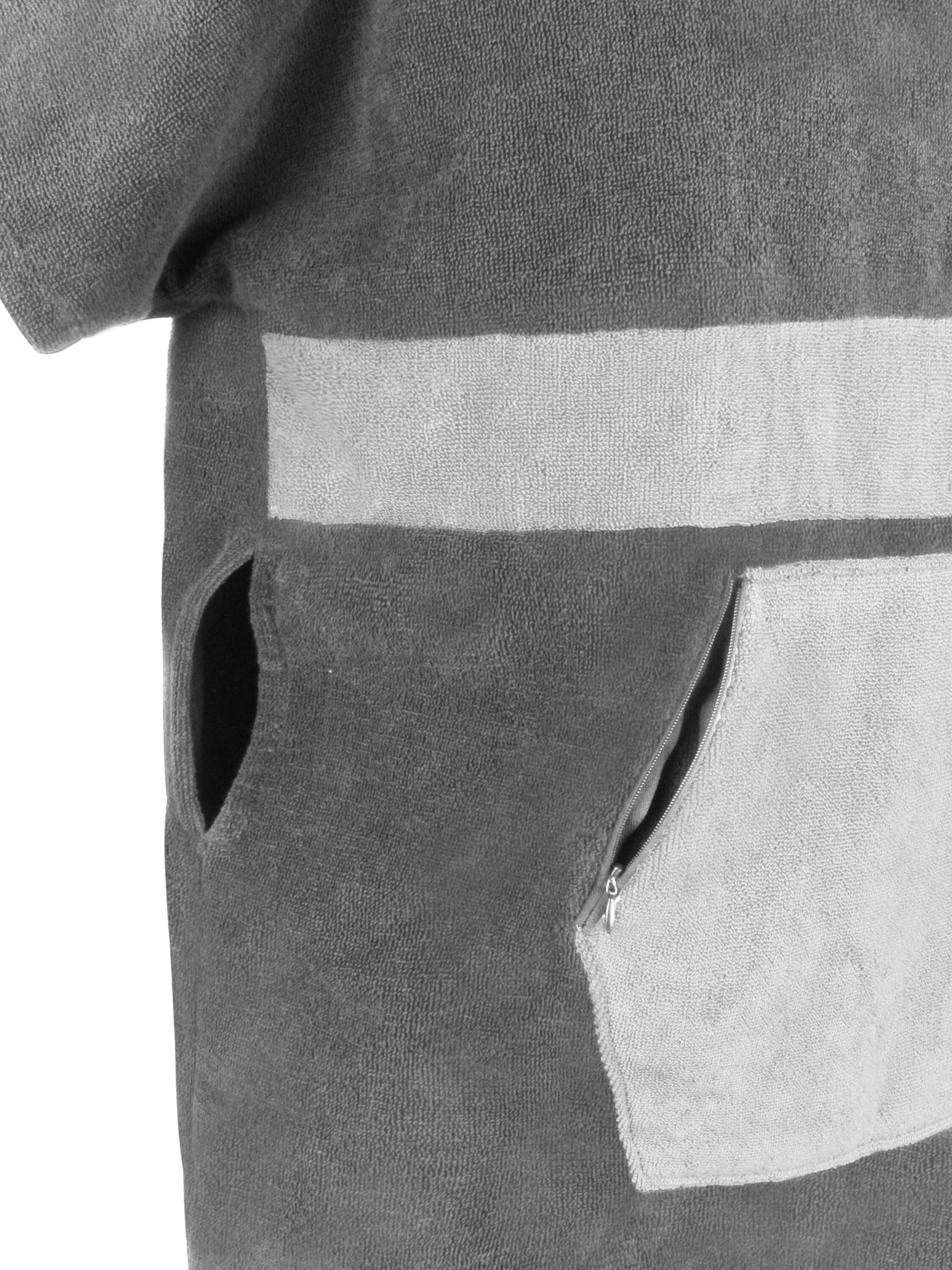 Peignoir court normani en gris