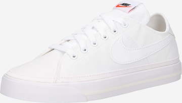 Sneaker low de la Nike Sportswear pe alb: față