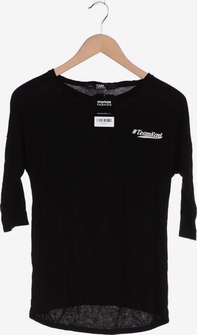 Karl Lagerfeld Langarmshirt XS in Schwarz: predná strana