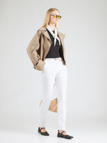 Slimfit Pantaloni chino di TOM TAILOR in bianco