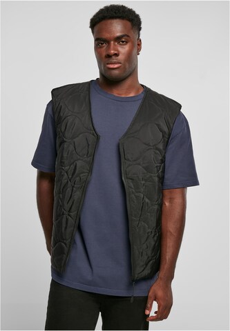 Urban Classics Bodywarmer in Zwart: voorkant