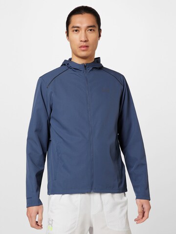 Veste de sport UNDER ARMOUR en bleu : devant