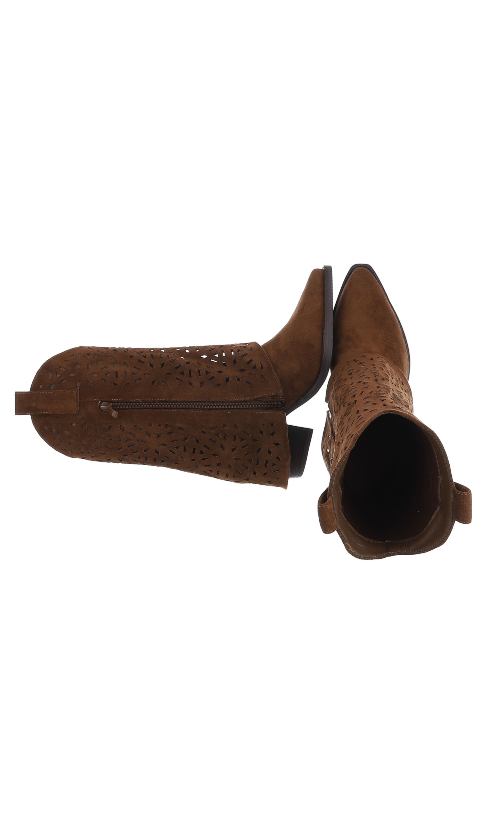 Ital-Design Cowboystiefel in Braun