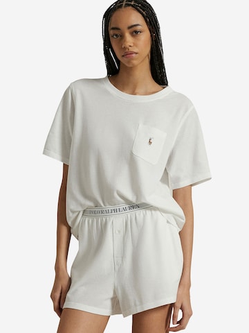 Pyjama Polo Ralph Lauren en blanc : devant