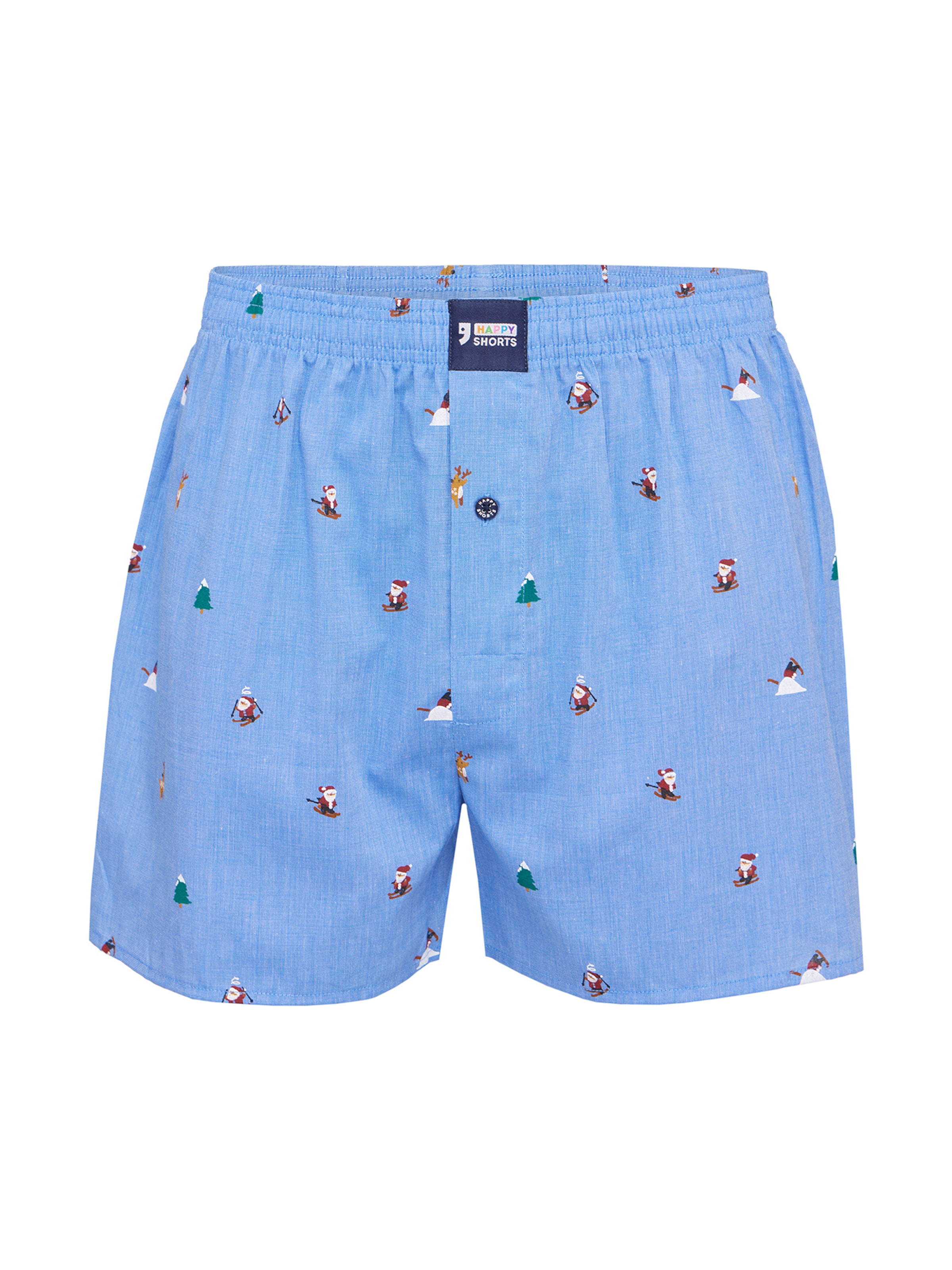 Boxers ' Xmas ' Happy Shorts en bleu