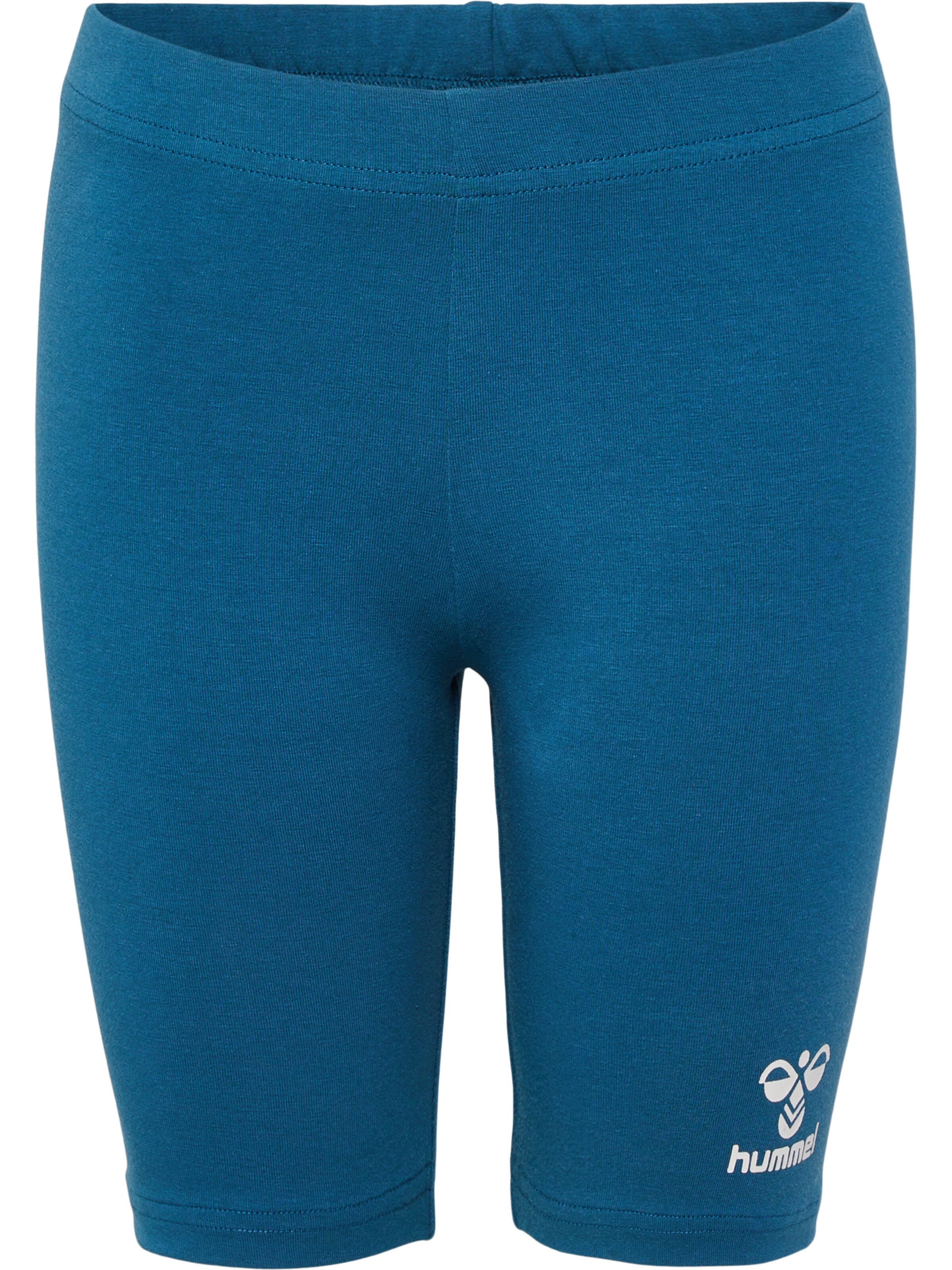 Hummel Skinny Sportbroek in Blauw: voorkant