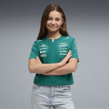 PUMA Functioneel shirt in Groen: voorkant