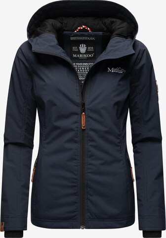 MARIKOO Between-Season Jacket 'Brombeere' in Blue: front