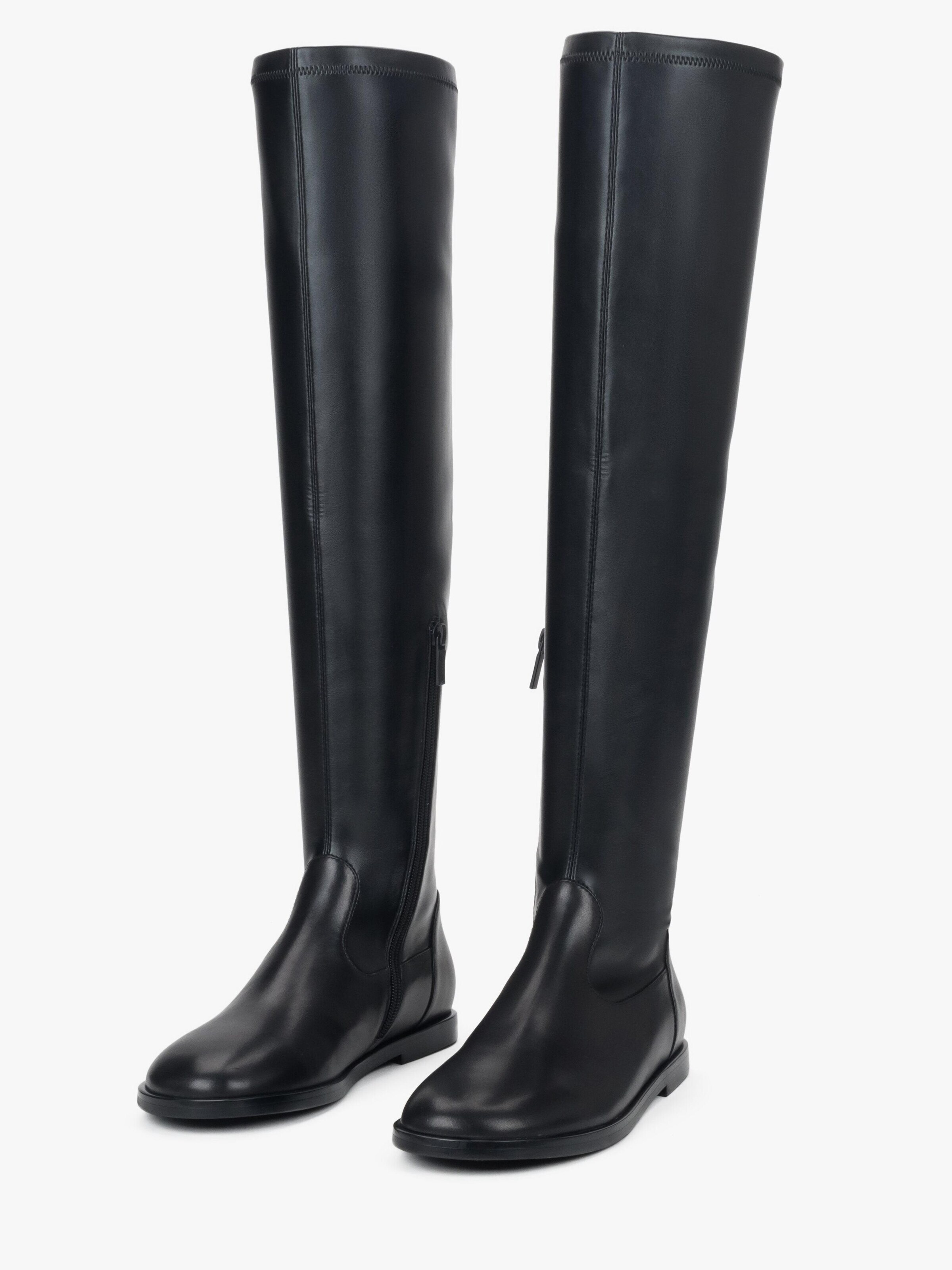 Estro - Botas sobre la rodilla '530-2106' en negro