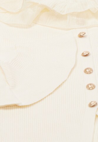 Pull-over nascita en blanc