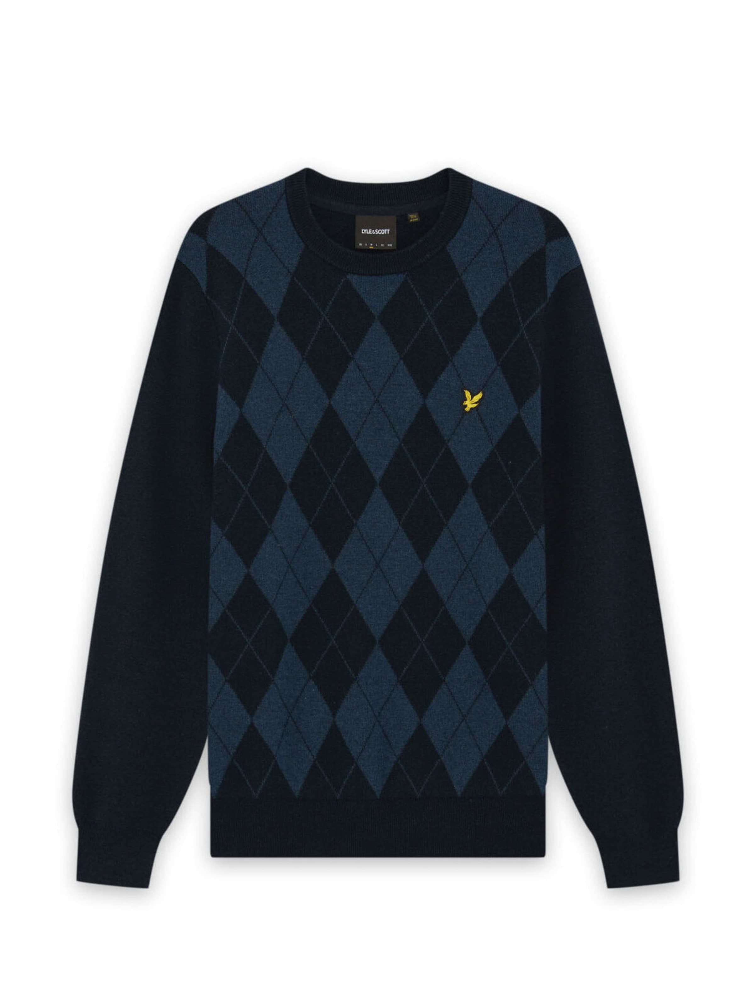 Lyle & Scott Sweater in Blue: front