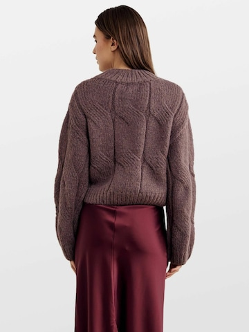 Pull-over ' Lynx ' Noella en marron
