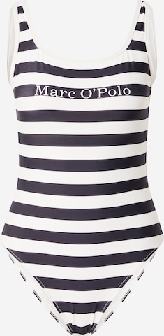 Marc O'Polo Bustier Badeanzug in Schwarz: predná strana