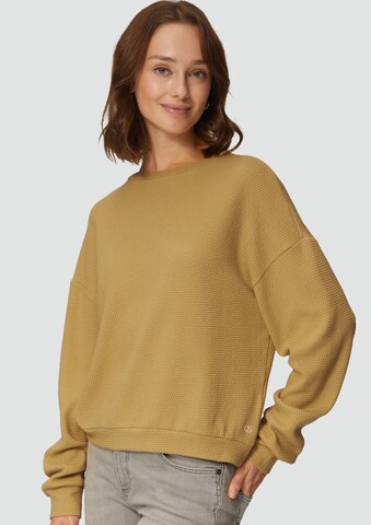 QS Μπλούζα φούτερ σε κίτρινο