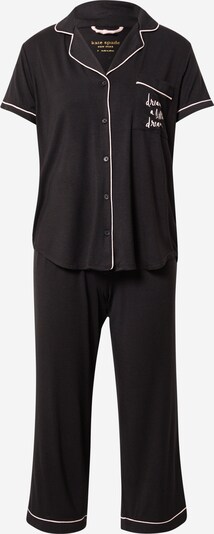Kate Spade Pyjama 'CAPRI' en noir / blanc, Vue avec produit