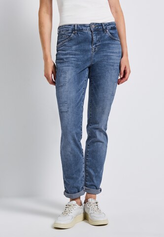 STREET ONE Loosefit Jeans in Blau: Vorderseite