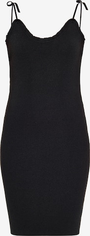 swirly Dress in Black: front