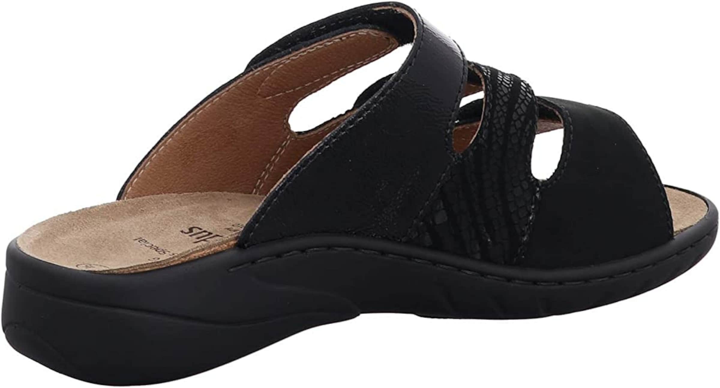 SOLIDUS Mule 'Wellness Spezial' in Black