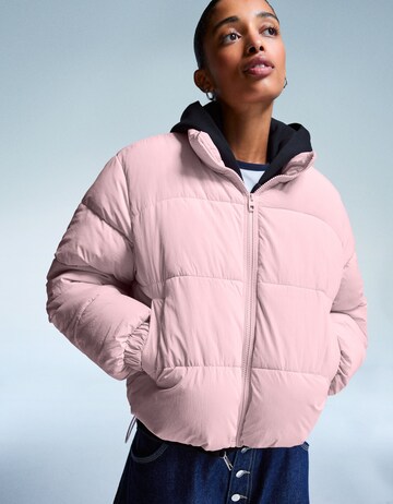 Bershka Átmeneti dzseki - rózsaszín: elől