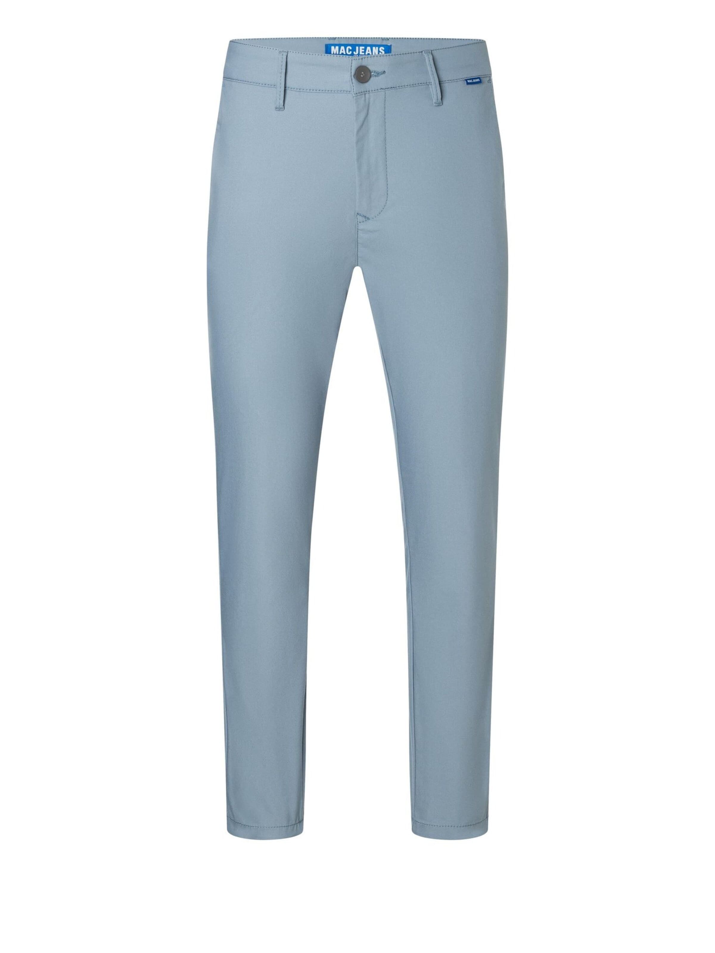 MAC Tapered Traditional Pants 'Griffin' in Blue: front