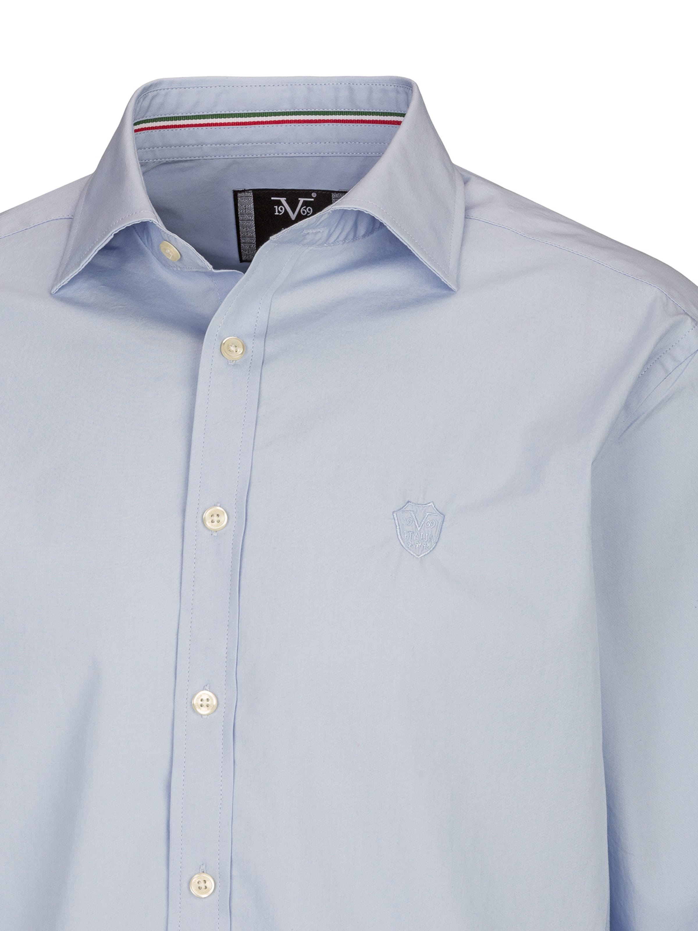 Regular fit Camicia business 'Ricky' di 19V69 ITALIA in blu