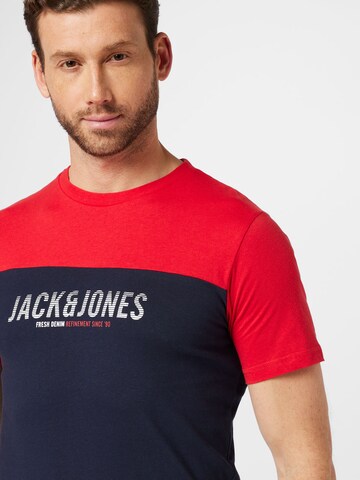 T-Shirt 'DAN' JACK & JONES en rouge