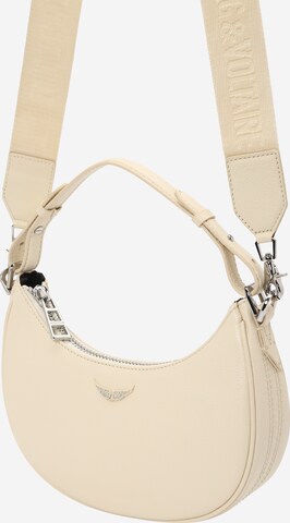 Sac bandoulière 'MOONROCK' Zadig & Voltaire en beige : devant