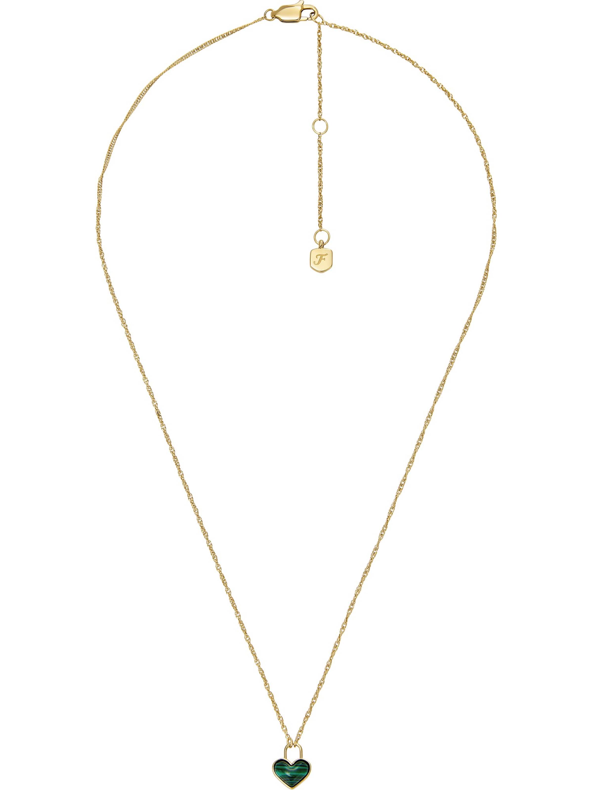 FOSSIL Kette in Gold: Vorderseite