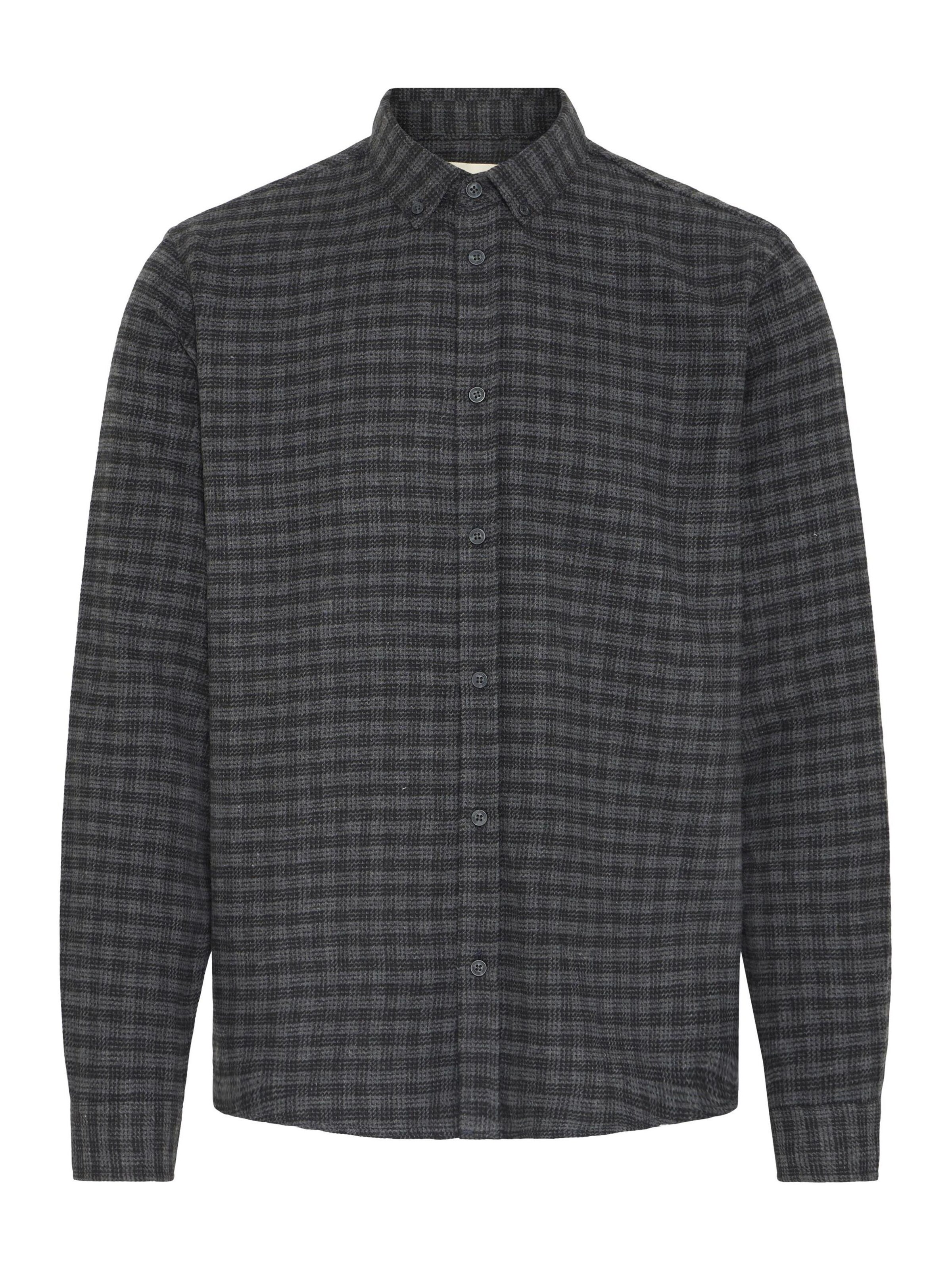 BLEND - Regular Fit Camisa ' BHBARNEY ' em cinzento: frente