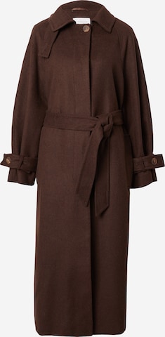 Manteau mi-saison TOPSHOP en marron : devant