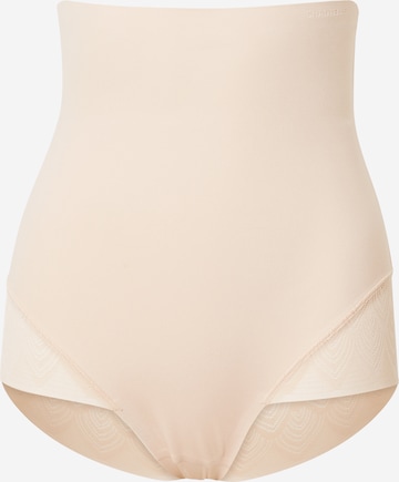 Slip scultant Chantelle en beige : devant