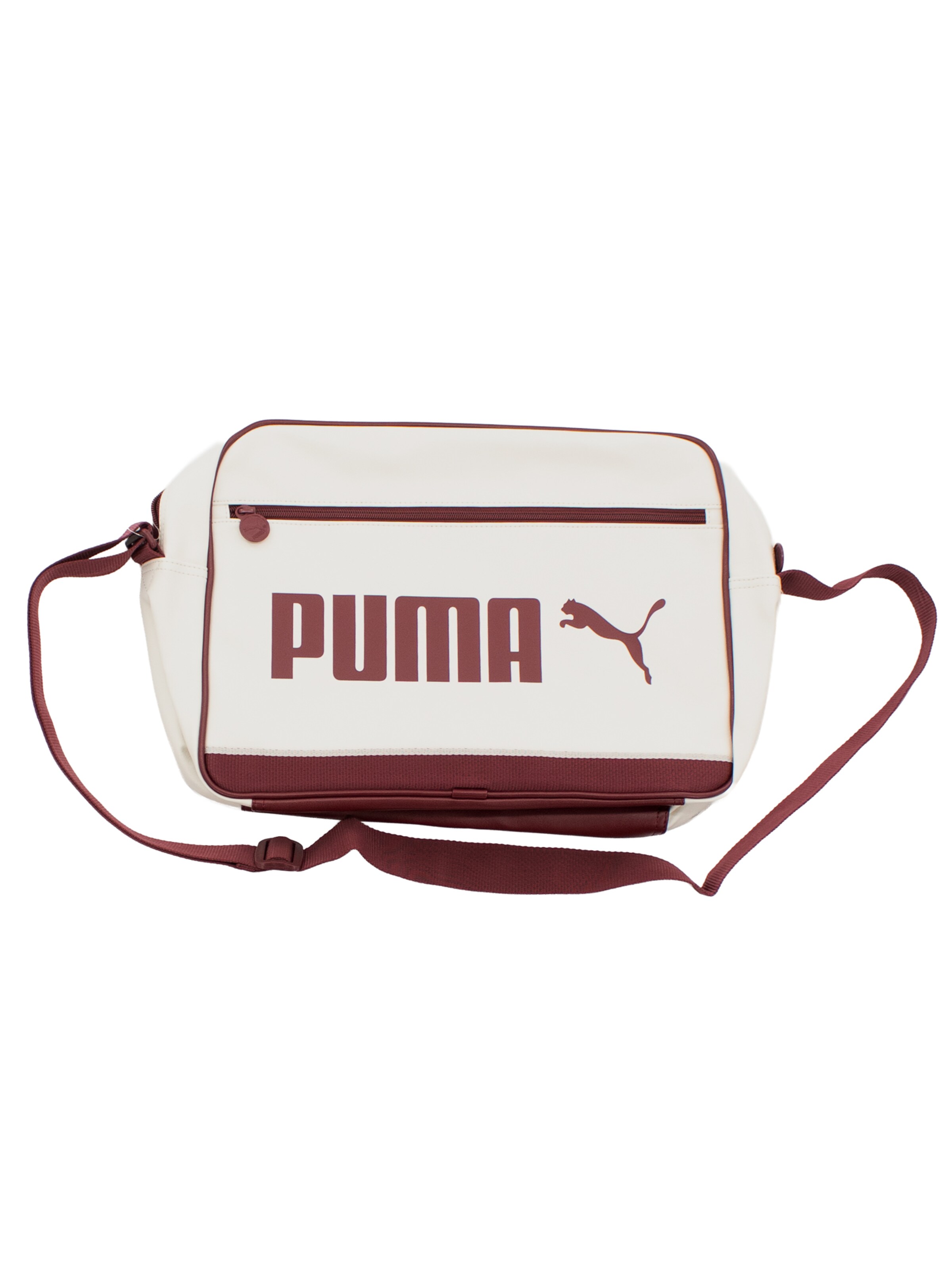 PUMA Messenger 'Campus Reporter Shoulder Bag' in White, Item view