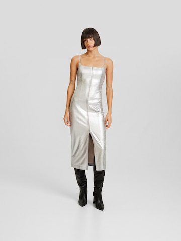 Bershka Dress in Silver