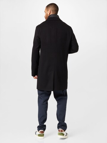 BOSS Black Between-seasons coat 'Hyde' in Black