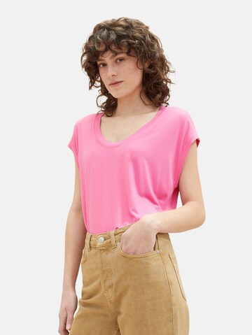 TOM TAILOR T-Shirt in Pink