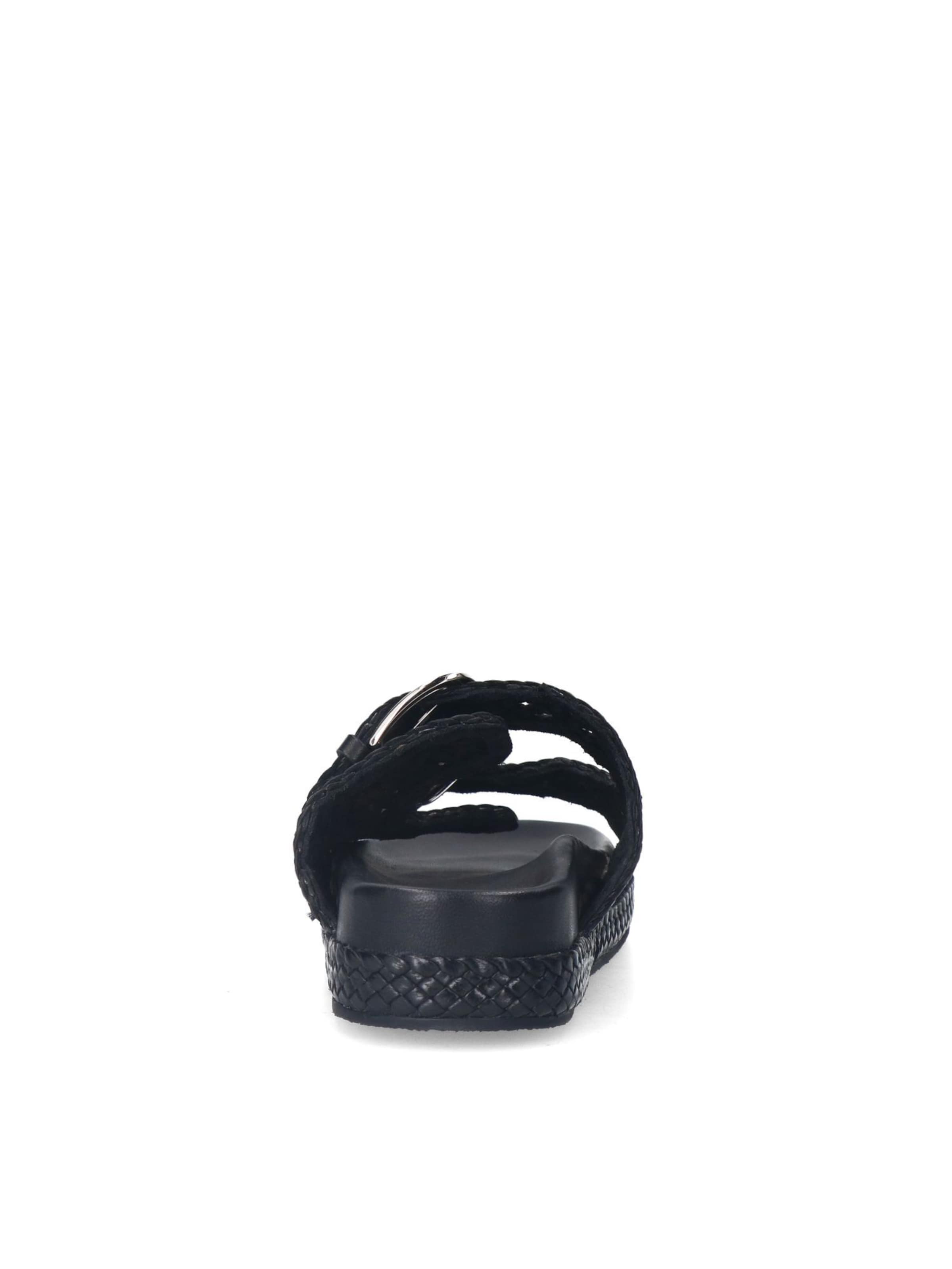 MANFIELD Mules in Black